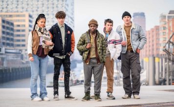 „The Social Experiment“: In einem Thriller lacht man nicht – oder doch? Die Protagonisten von "The Social Experiment". Foto: Filmfest Hamburg / Andreas Schlieter.