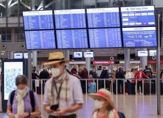 Pilotenstreik: Bis Donnerstag fallen Flüge in Hamburg aus Eurowings-Pilotenstreik am Hamburger Flughafen. Foto: dpa