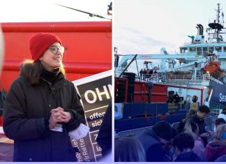 Sea-Watch 5: Warum brauchen wir zivile Seenotrettung? Pressesprecherin Mattea Weihe steht vor der Sea-Watch 5