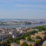 Hamburg von oben. Thema: Wohngeld. Foto: Pixabay/ moerschy
