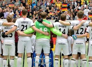 Hockey-EM in Hamburg Die deutsche Herrenmannschaft bei einem Spiel. Dieses Jahr findet die Hockey EM in Hamburg statt.
