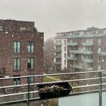Winterwetter: Erster Schnee in Hamburg Schnee im Hamburg: Typisches Schietwetter mit Schneeregen. Foto: Laura Grübler