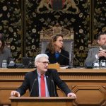 Hamburgische Bürgerschaft debattiert über Lützerath-Proteste In der Bürgerschaft: Stephan Jersch von den Linken während der Debatte über Lützerath..