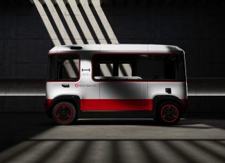 Hamburger Hochbahn: neues On-Demand-Projekt Der Prototyp des On-demand-Shuttles der Hamburger Hochbahn AG in Zusammenarbeit mit Holon. Foto: Hamburger Hochbahn AG