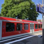 Neue S-Bahn-Station Ottensen geht in Betrieb Ein Zug steht an der S-Bahn-Station Ottensen.