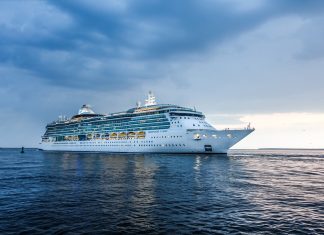 Kreuzfahrt-Branche muss noch mehr für die Umwelt tun Ein Kreuzfahrtschiff inmitten des Meeres.