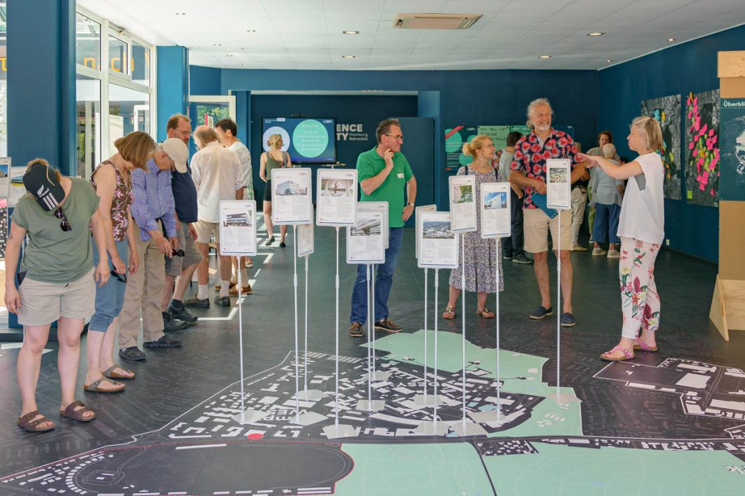 Bürgerbeteiligung im Infocenter der Sciencce City Bahrenfeld
