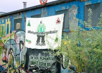Zwischen Klinker und Beton: Natur erleben in Hamburg #RettetHamburgsNatur lautet ein Banner bereits bei der Auftaktveranstaltung, dem Asphaltsprenger Festival.