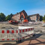 Wandsbeker Chaussee teilweise gesperrt Sperrung Wandsbeker Chaussee