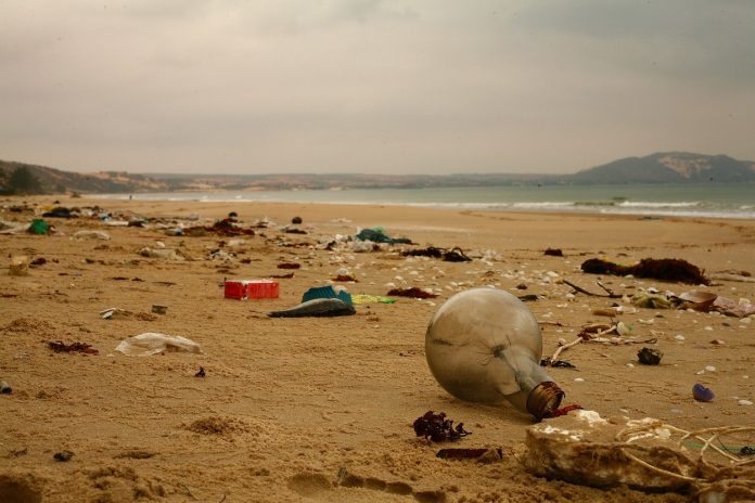 Müll an einem Strand. Foto: Sergei Tokmakov/Pixabay