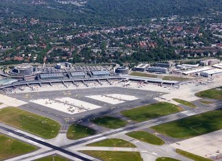 Pistensperrung am Flughafen Hamburg bis Ende Mai Flughafen Hamburg Luftaufnahme