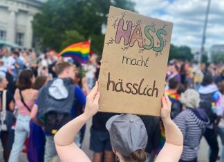 Mehr queerfeindliche Gewalt in Hamburg Parade zum Christopher Street Day (CSD) in Hamburg. Foto: Georg Wendt/dpa