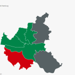 Stimmenmehrheit Europawahl 2024, Freie und Hansestadt Hamburg Vorläufiges Ergebnis