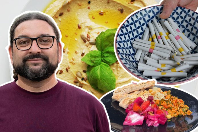 Rezept für den Weltfrieden? Hummus + spannende Gespräche mit unbekannten Menschen. Unter dem Motto #LeckerStreiten lädt Kulturschaffender Avarahm Rosenblum zum kulinarischen Dialog ein. Eine Reportage über das Begegnungsprojekt, Hummustopia.