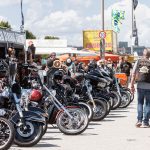 Harley Days 2024 enden mit Parade durch die Stadt Motorräder bei den Harley Days auf dem Großmarkt