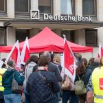 Verdi-Warnstreik bei Banken