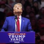 Trump wirbt in New York um Wählerstimmen Trump bei Wahlkampf in New York.