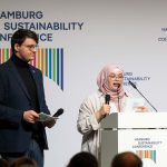 Areej Alsayed bei der Hamburg Sustainability Conference