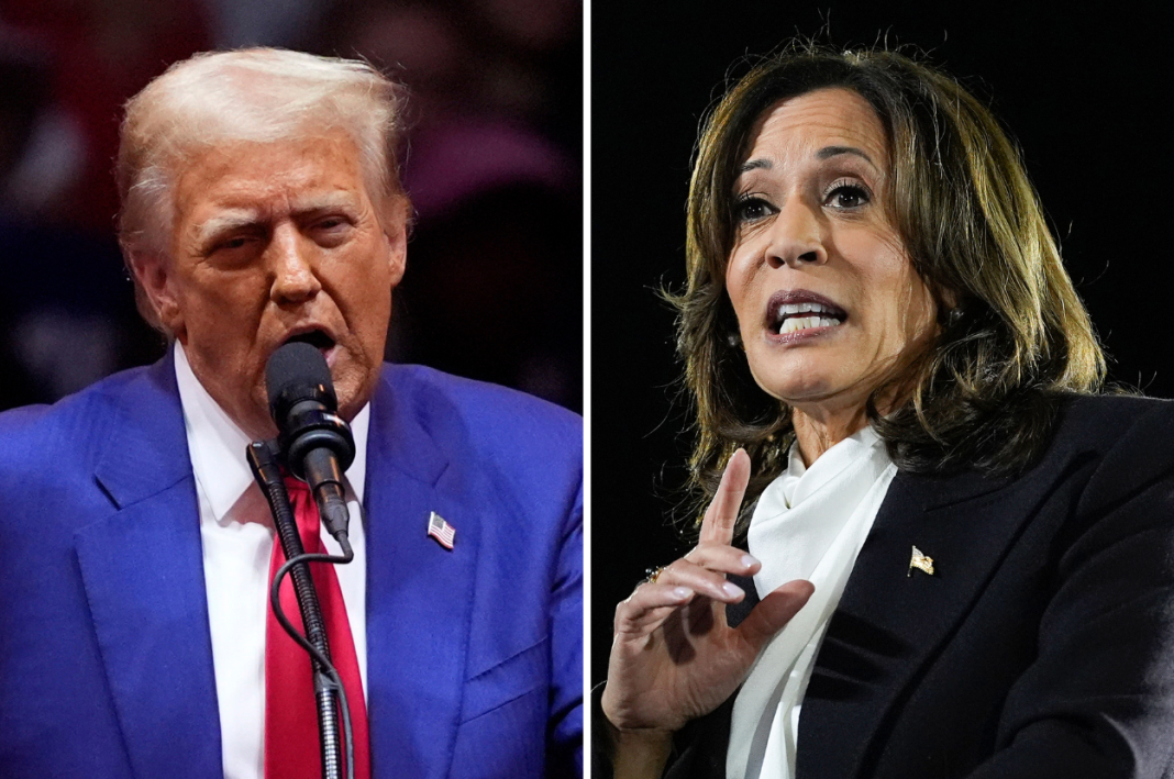 Trump und Harris kämpfen in den Swing States am letzten Tag vor der Wahl um Stimmen.