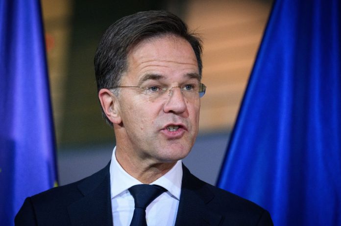 Nato-Generalsekretär Mark Rutte in Berlin.