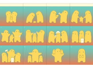 Wenn Eltern älter werden Illustration von Elizaveta Schefler