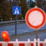 Kreuz Bargteheide: A21 und A1 wieder frei Eine Autobahnbaustelle bei Bargteheide, bei der die Zufahrt verboten ist. Foto: Jonas Walzberg/dpa.