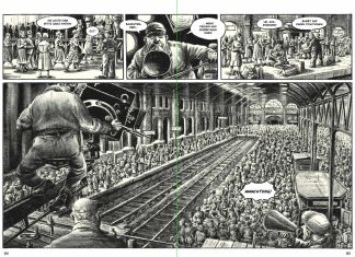 Mit Bleistiftbildern zurück in die NS-Zeit Eine Doppelseite der neuen Graphic Novel von Isabel Kreitz ist zu sehen