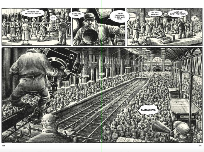 Eine Doppelseite der neuen Graphic Novel von Isabel Kreitz ist zu sehen