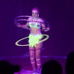 Hula-Hoop-Nummer Zirkus Frank
