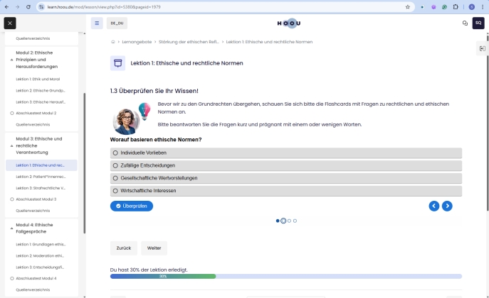 Quiz zu rechtlichen Normen