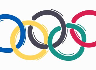 Soll Olympia doch endlich nach Hamburg kommen? Olympische Ringe auf weißem Hintergrund.