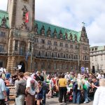 Der Rathausmarkt beim Schachturnier