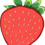 Erdbeeren im Stress Symbolbild: Eine Illustration von einer Erdbeere