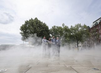 Stadt eröffnet Spielbereich am Jungfernstieg