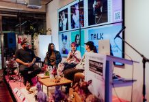 Music-Convention mit Fokus auf Austausch und Zukunftsfragen Speakerinnen der Msuik-Convention sitzen auf Stühlen mit Mikros.