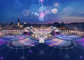 Bürgerbeteiligung zur Olympia-Bewerbung startet Eine schwimmende Bühne am Jungfernstieg könnte, bei positiver Olympia-Bewerbung, zum Schauplatz der Auftaktveranstaltung werden.