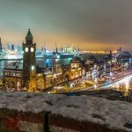 Wintereinbruch in Hamburg