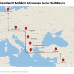Fluchtroute Mahbob Alhoussen