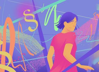 Nach Gesetzesänderung 2020: Warum angehende Psychotherapeuten demonstrieren Illustration einer Frau zwischen Paragrafenzeichen.