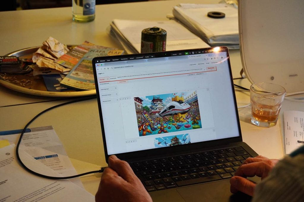Das Flux-Modell wird bei Cogniwerk.ai zur Bildbearbeitung eingesetzt