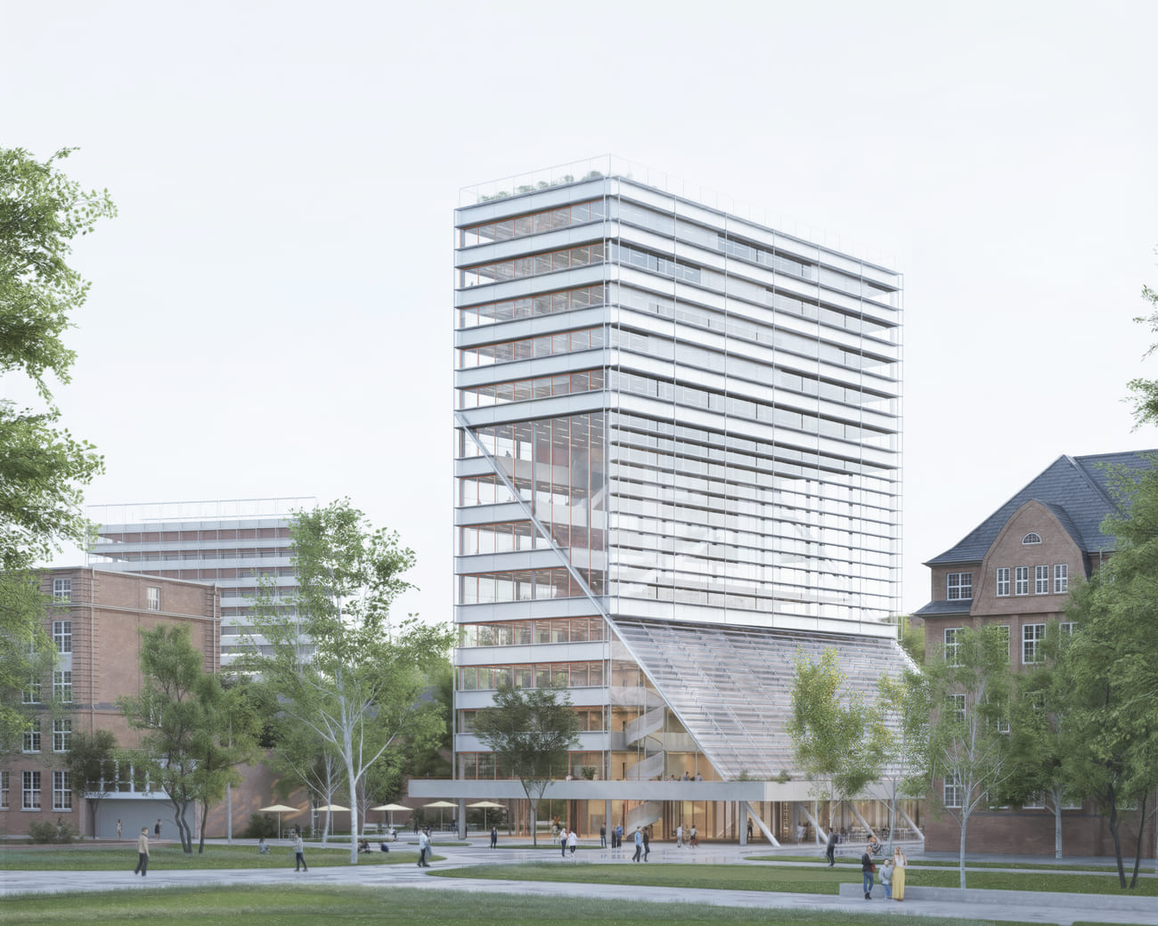Visualisierung des Campus Service Center der HAW von FAKT