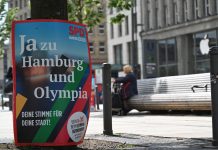 Großes Ungleichgewicht: So viel kosteten die Olympia-Kampagnen Ein Werbeplakat von der SPD zum Olympia-Referendum hängt in der Hamburger Innenstadt. Zu lesen ist: Ja zu Hamburg und Olympia.