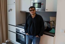 Die letzte Hölle des Mietmarkts Yassir Hassan (36) vor seiner Küche. Er wohnt auf Zeit bei Urban Base.