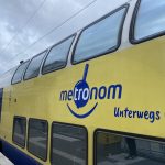 Streckensperrung zwischen Hannover und Hamburg Ein Zug des Betreibers Metronom.