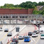 Elbtunnel und Köhlbrandbrücke nach Sperrungen wieder frei Stau auf der A7 vor dem Elbtunnel, wegen Sperrungen.